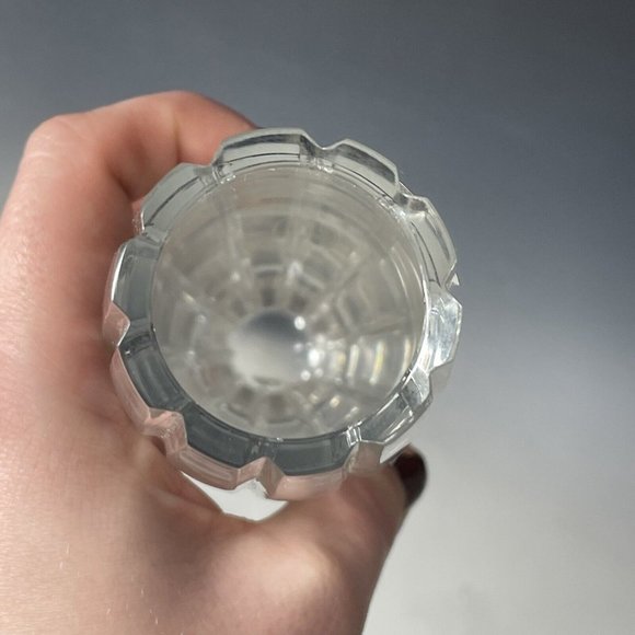 Vintage Marquis Waterford 7" Crystal Hand Cut Vase Bud Geometric Modern Clear - Picture 12 of 13